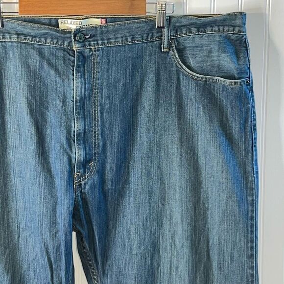 Levi’s 559 Men’s Size 48X34 Blue Denim Relaxed Straight Classic Chore Cowboy - Picture 3 of 9